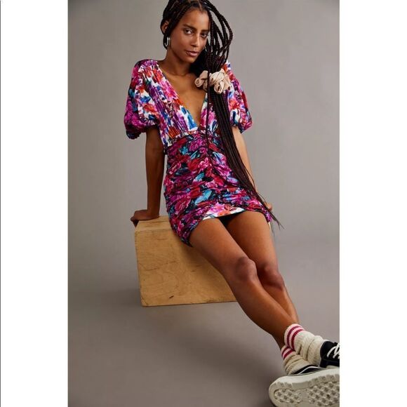 For Love & Lemons Cassandra Mini Dress Size XS - Picture 7 of 9
